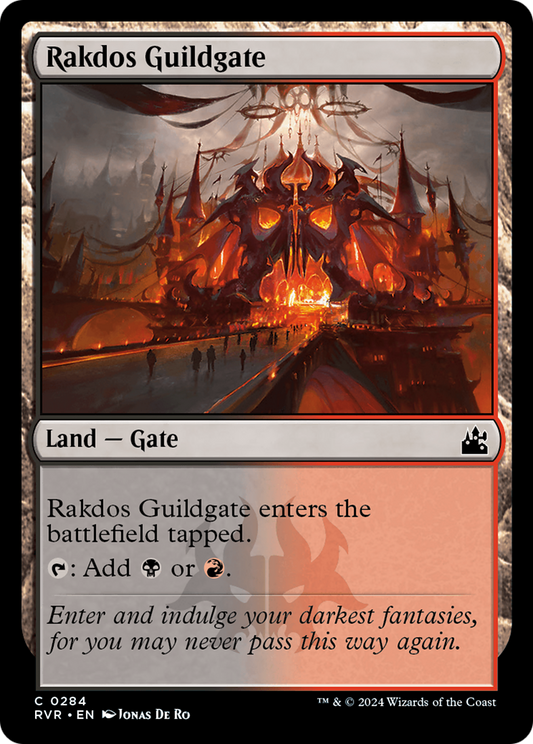 Rakdos Guildgate (RVR-284) - Ravnica Remastered - Premium MTG Single from Wizards of the Coast - Just $0.25! Shop now at Game Crave Tournament Store