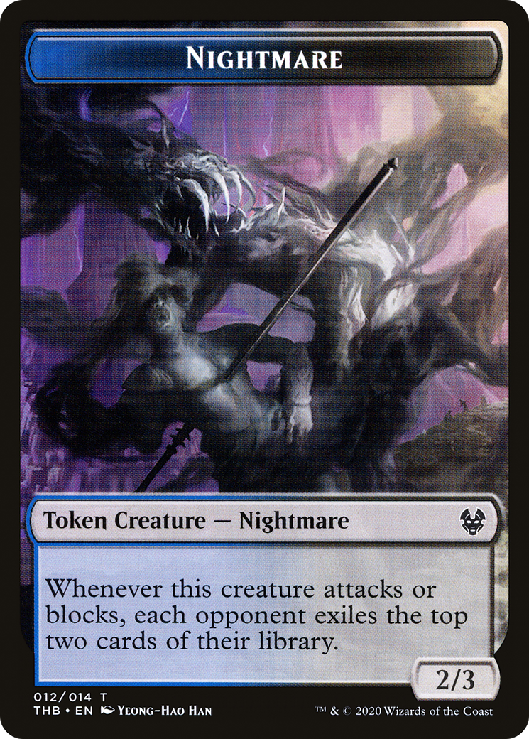 Nightmare (TTHB-012) - Theros Beyond Death Tokens