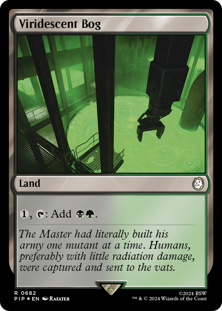 Viridescent Bog (PIP-682) - Fallout Foil - Premium MTG Single from Wizards of the Coast - Just $1.62! Shop now at Game Crave Tournament Store