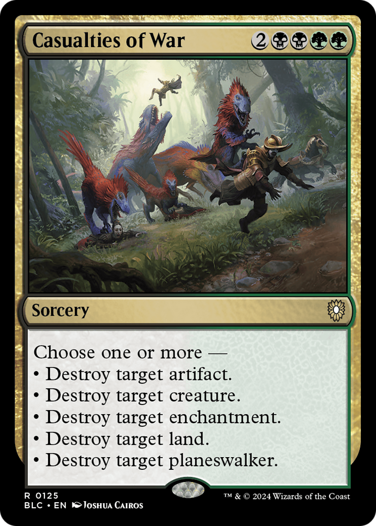 Casualties of War (BLC-125) - Bloomburrow Commander - Premium MTG Single from Wizards of the Coast - Just $0.25! Shop now at Game Crave Tournament Store