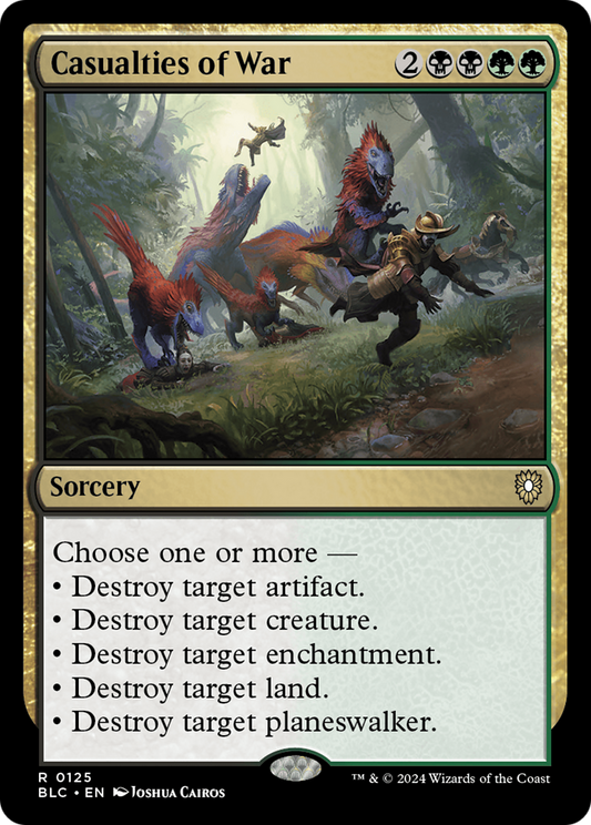 Casualties of War (BLC-125) - Bloomburrow Commander - Premium MTG Single from Wizards of the Coast - Just $0.25! Shop now at Game Crave Tournament Store