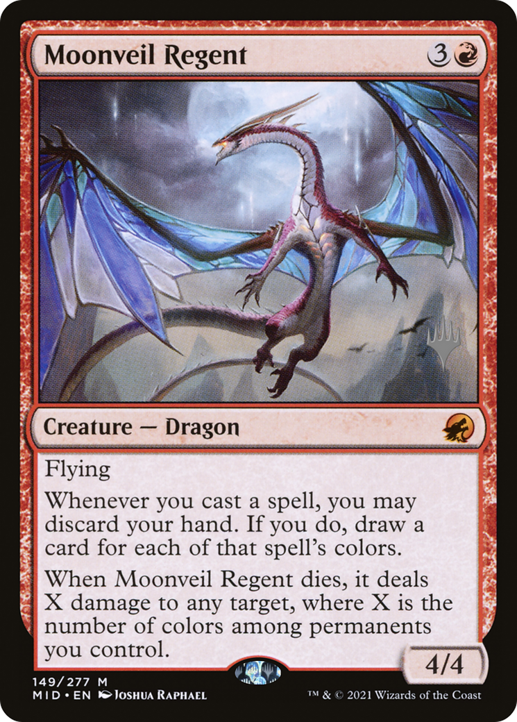 Moonveil Regent (PMID-149P) - Innistrad: Midnight Hunt Promos Foil - Premium MTG Single from Wizards of the Coast - Just $0.20! Shop now at Game Crave Tournament Store