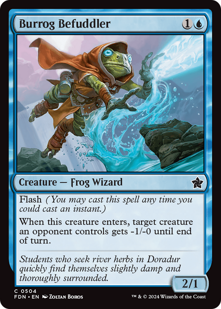 Burrog Befuddler (FDN-504) - Foundations - Premium MTG Single from Wizards of the Coast - Just $0! Shop now at Game Crave Tournament Store