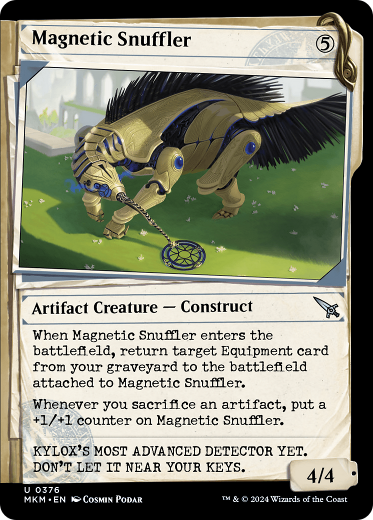 Magnetic Snuffler (MKM-376) - Murders at Karlov Manor: (Showcase) - Premium MTG Single from Wizards of the Coast - Just $0.25! Shop now at Game Crave Tournament Store