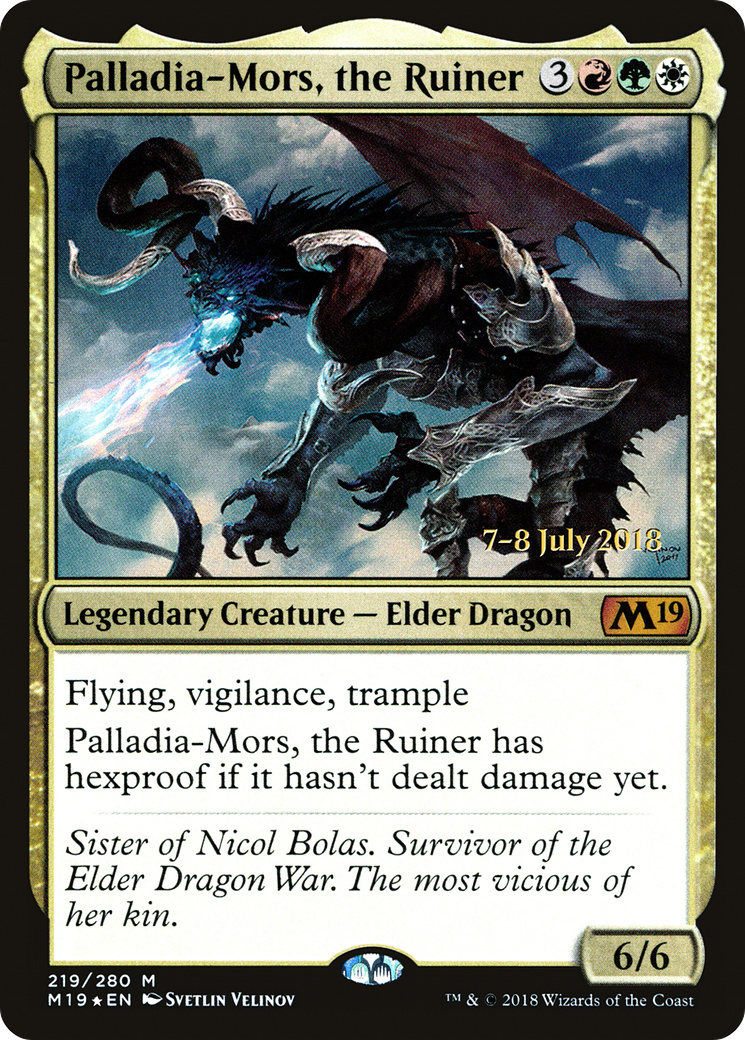 Palladia-Mors, the Ruiner (PM19-219S) - Core Set 2019 Promos Foil