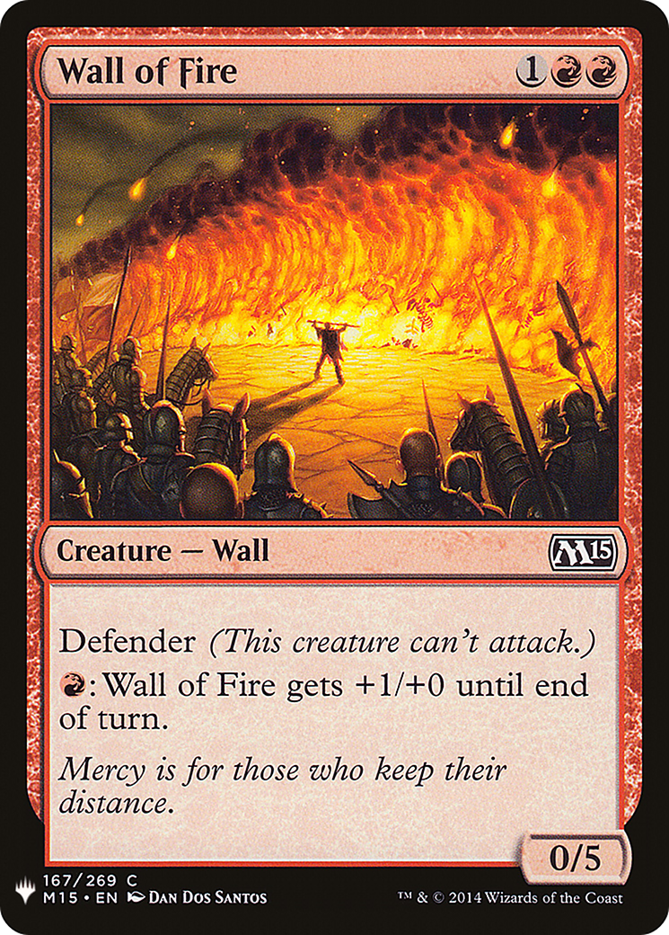 Wall of Fire (MB1-1100) - Mystery Booster