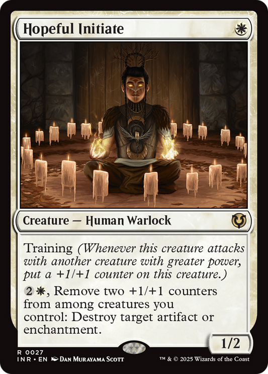 Hopeful Initiate (-027) - Innistrad Remastered - Premium MTG Single from Wizards of the Coast - Just $0.26! Shop now at Game Crave Tournament Store