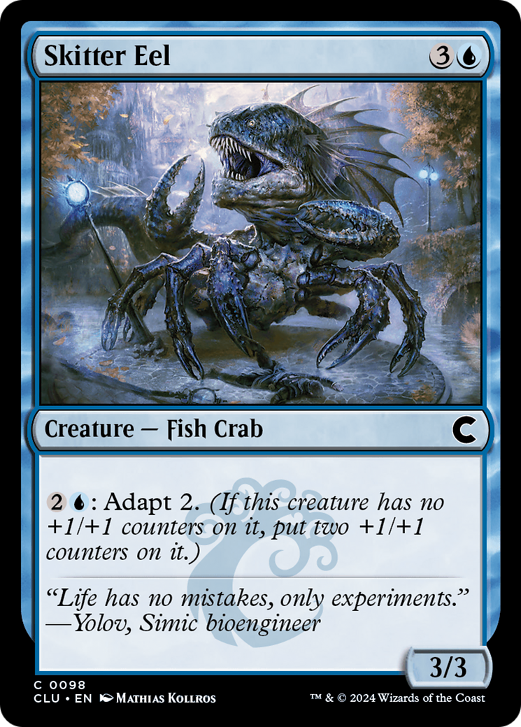 Skitter Eel (CLU-098) - Ravnica: Clue Edition - Premium MTG Single from Wizards of the Coast - Just $0.25! Shop now at Game Crave Tournament Store