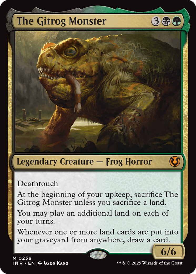 The Gitrog Monster (-238) - Innistrad Remastered - Premium MTG Single from Wizards of the Coast - Just $4.49! Shop now at Game Crave Tournament Store