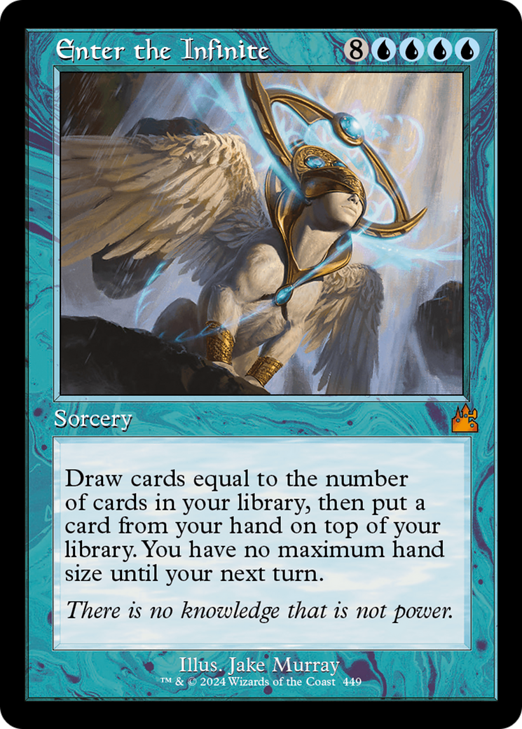 Enter the Infinite (RVR-449) - Ravnica Remastered Foil - Premium MTG Single from Wizards of the Coast - Just $3.52! Shop now at Game Crave Tournament Store