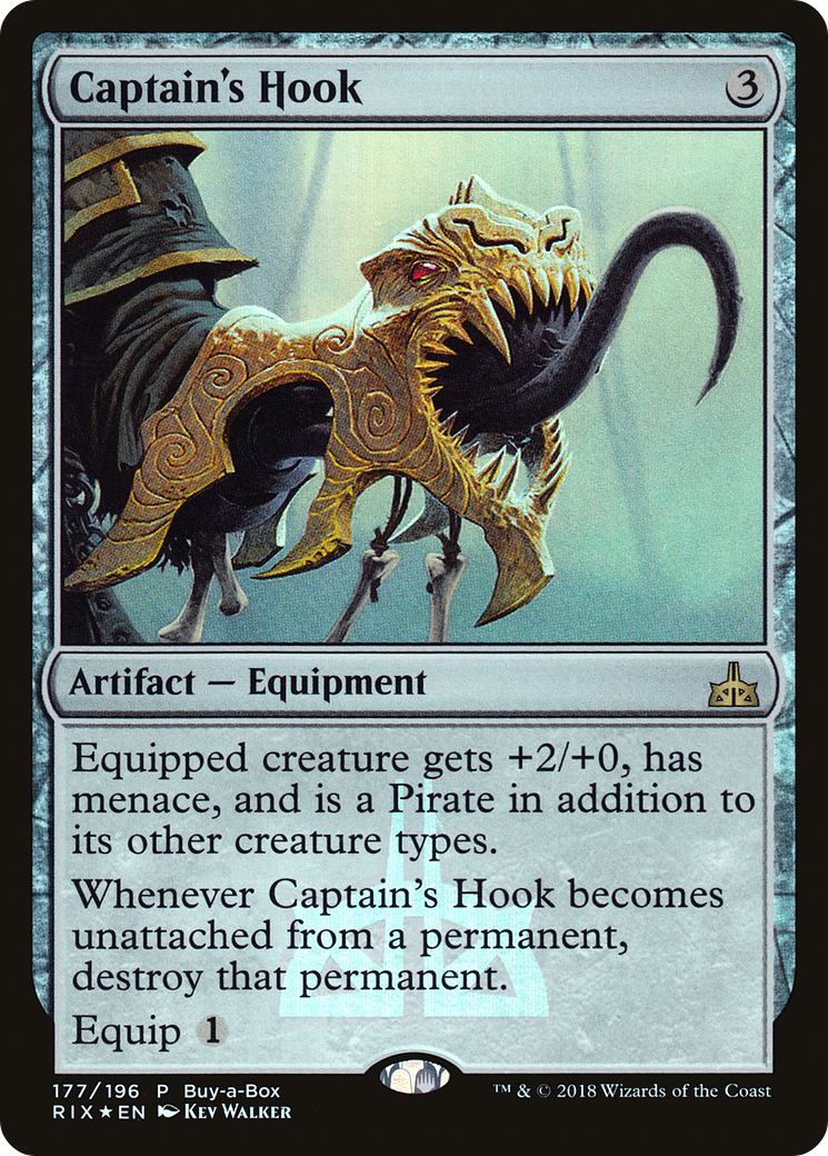 Captain's Hook (PRIX-177) - Rivals of Ixalan Promos Foil