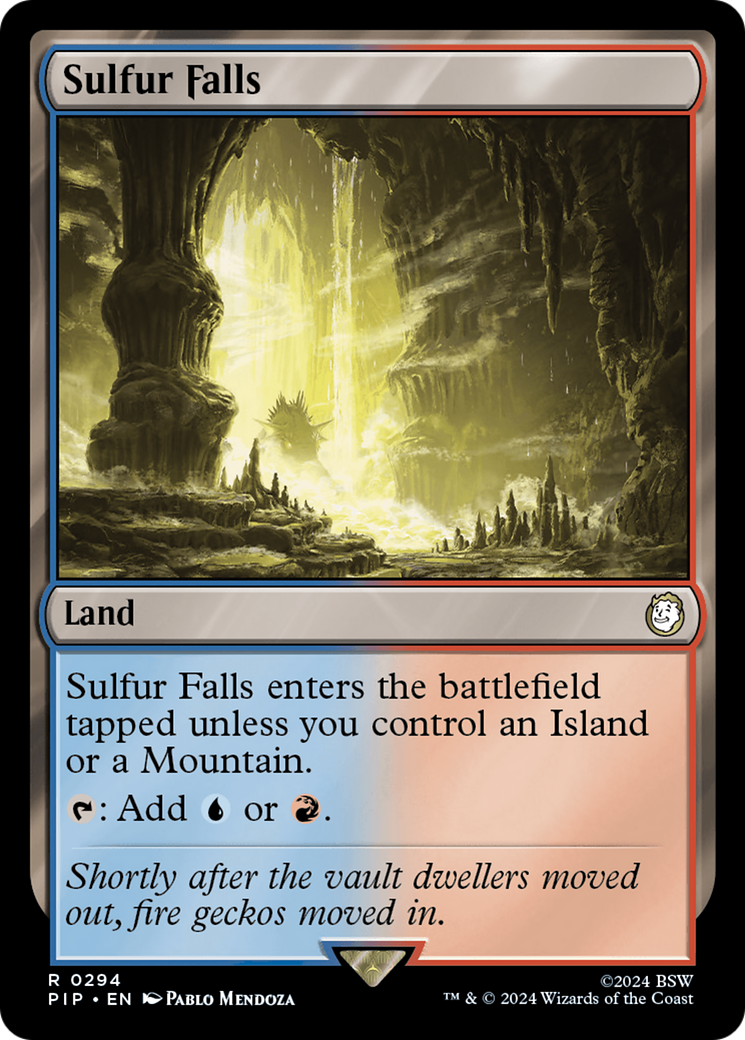Sulfur Falls (PIP-294) - Fallout Foil - Premium MTG Single from Wizards of the Coast - Just $1.76! Shop now at Game Crave Tournament Store