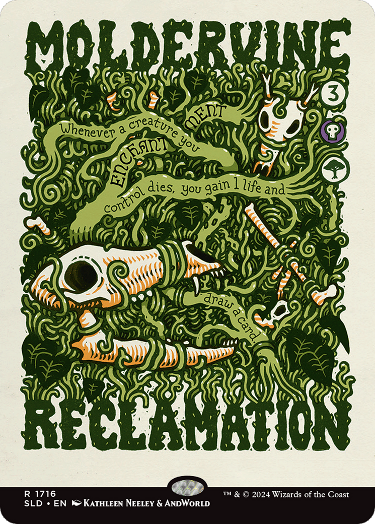 Moldervine Reclamation (SLD-1716) - Secret Lair Drop (Borderless) - Premium MTG Single from Wizards of the Coast - Just $4.42! Shop now at Game Crave Tournament Store