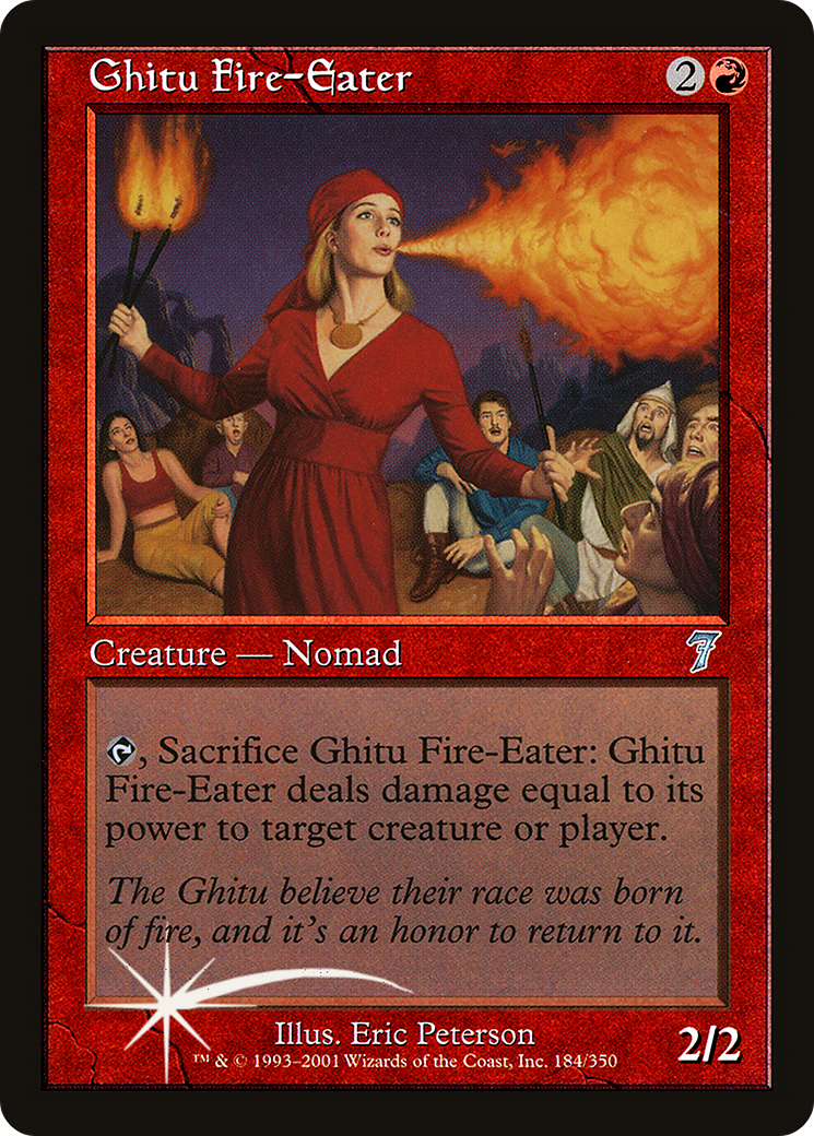 Ghitu Fire-Eater (7ED-184) - 7th Edition