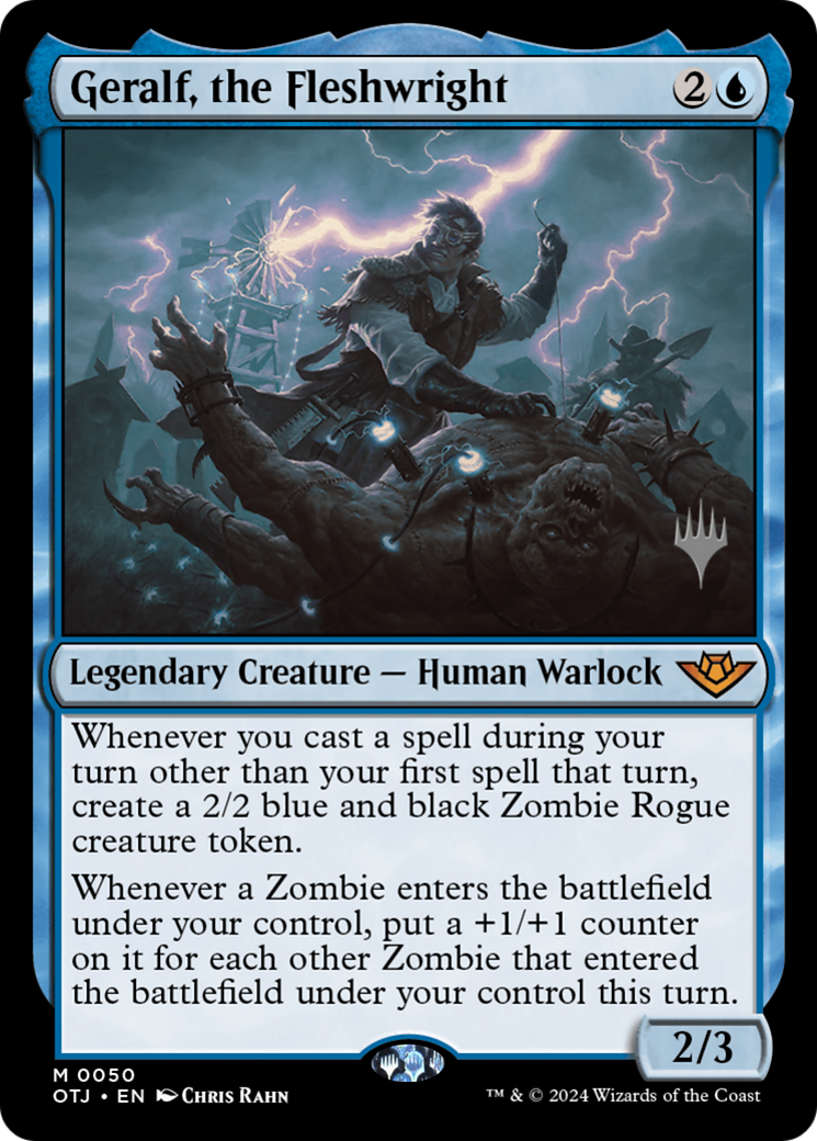 Geralf, the Fleshwright (POTJ-50P) - Outlaws of Thunder Junction Promos Foil - Premium MTG Single from Wizards of the Coast - Just $1.58! Shop now at Game Crave Tournament Store