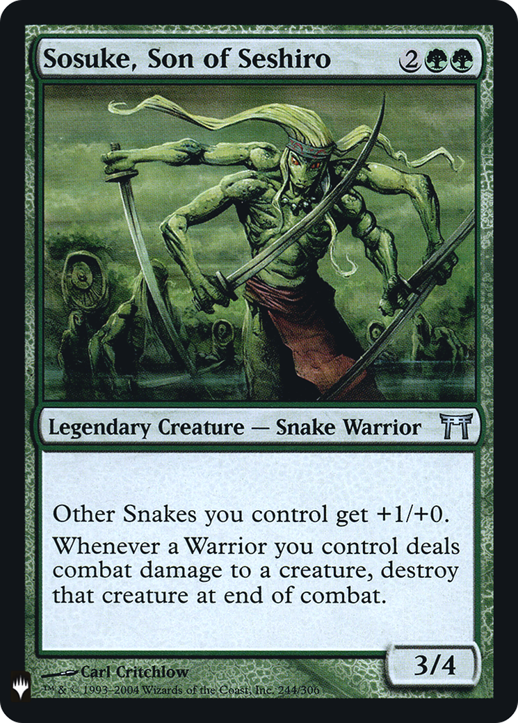Sosuke, Son of Seshiro (FMB1-081) - Mystery Booster Retail Edition Foils Foil