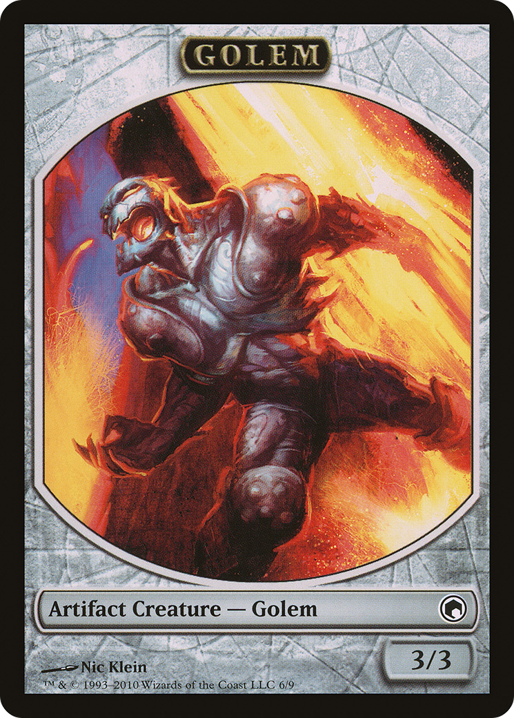 Golem (TSOM-006) - Scars of Mirrodin Tokens