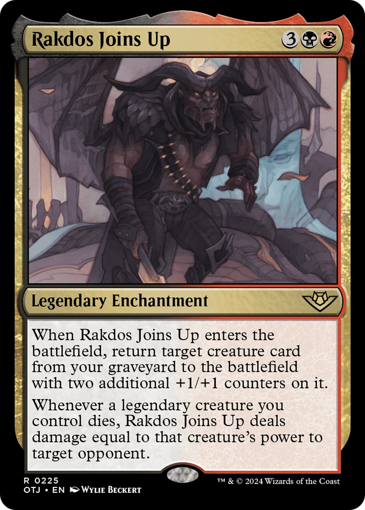 Rakdos Joins Up (OTJ-225) - Outlaws of Thunder Junction Foil - Premium MTG Single from Wizards of the Coast - Just $0.34! Shop now at Game Crave Tournament Store
