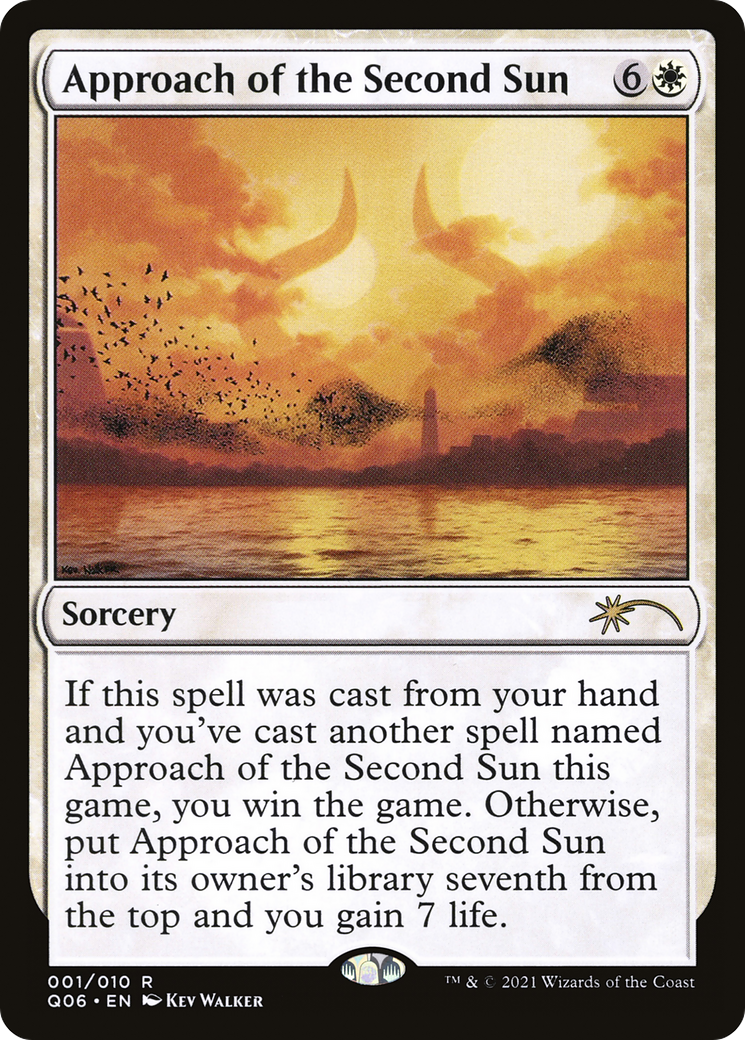 Approach of the Second Sun (Q06-001) - Pioneer Challenger Decks 2021 - Premium MTG Single from Wizards of the Coast - Just $1.34! Shop now at Game Crave Tournament Store