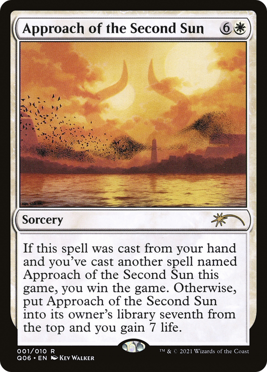 Approach of the Second Sun (Q06-001) - Pioneer Challenger Decks 2021 - Premium MTG Single from Wizards of the Coast - Just $1.34! Shop now at Game Crave Tournament Store