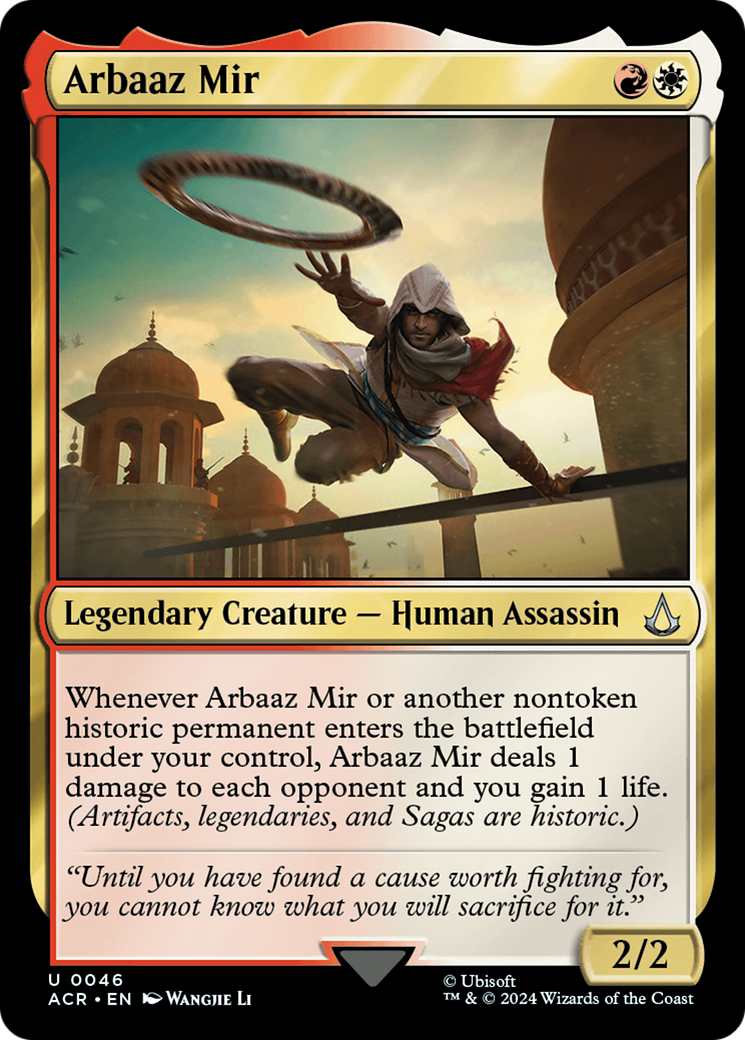 Arbaaz Mir (ACR-046) - Assassin's Creed Foil - Premium MTG Single from Wizards of the Coast - Just $0.25! Shop now at Game Crave Tournament Store