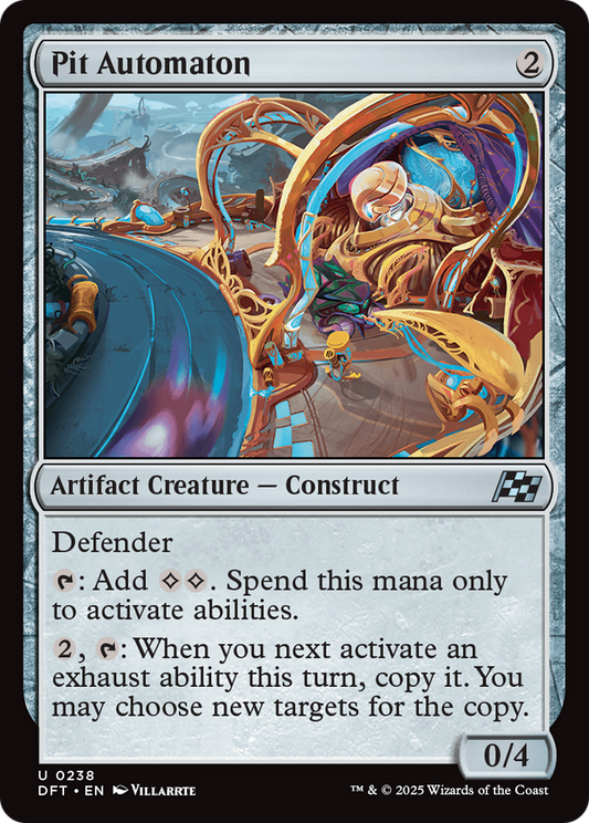 Pit Automaton (DFT-238) - Aetherdrift Foil - Premium MTG Single from Wizards of the Coast - Just $0.08! Shop now at Game Crave Tournament Store