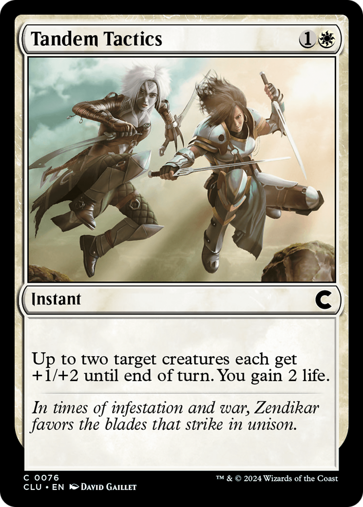 Tandem Tactics (CLU-076) - Ravnica: Clue Edition - Premium MTG Single from Wizards of the Coast - Just $0.25! Shop now at Game Crave Tournament Store