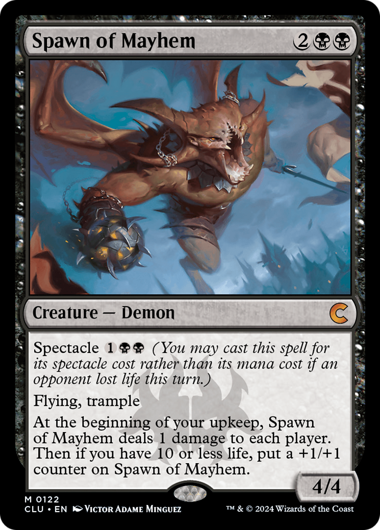 Spawn of Mayhem (CLU-122) - Ravnica: Clue Edition - Premium MTG Single from Wizards of the Coast - Just $0.26! Shop now at Game Crave Tournament Store