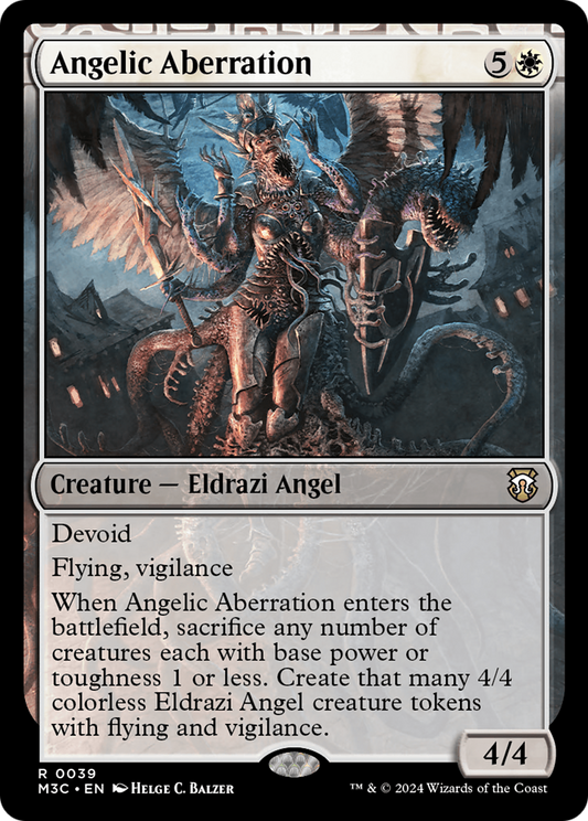 Angelic Aberration (M3C-039) - Modern Horizons 3 Commander - Premium MTG Single from Wizards of the Coast - Just $0.25! Shop now at Game Crave Tournament Store