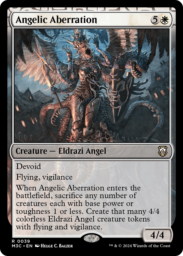 Angelic Aberration (M3C-039) - Modern Horizons 3 Commander Foil - Premium MTG Single from Wizards of the Coast - Just $1.98! Shop now at Game Crave Tournament Store