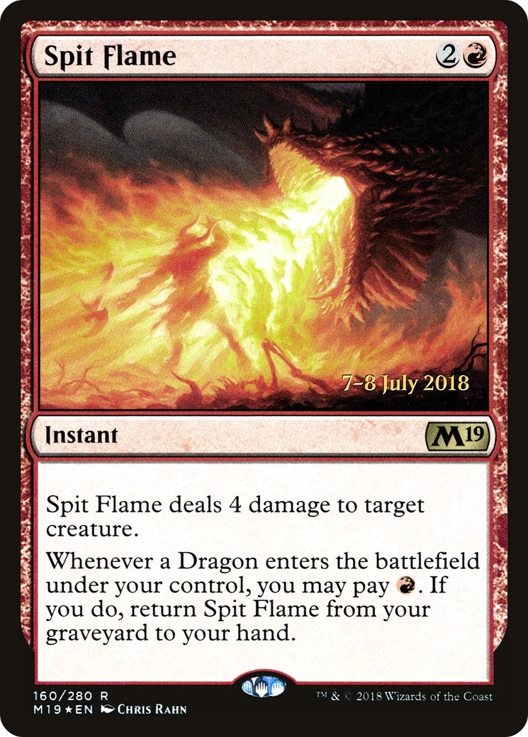 Spit Flame (PM19-160S) - Core Set 2019 Promos Foil