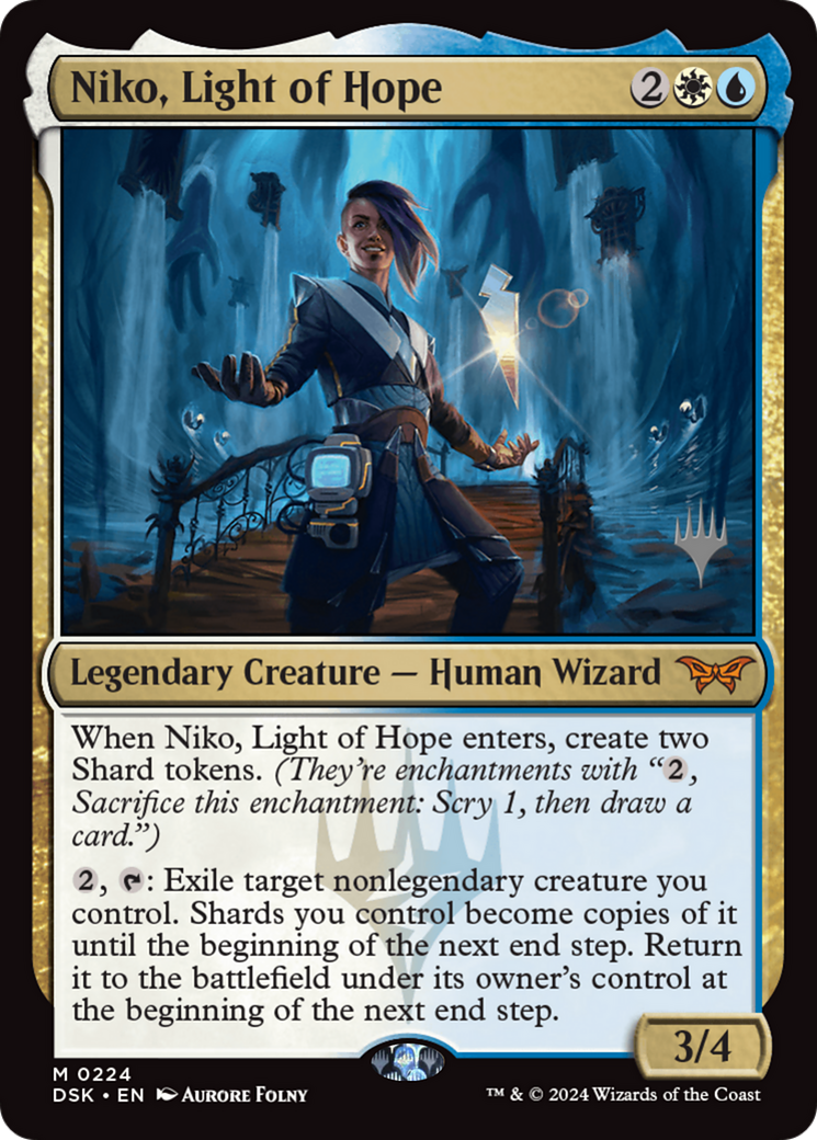 Niko, Light of Hope (PDSK-224P) - Duskmourn: House of Horror Promos - Premium MTG Single from Wizards of the Coast - Just $0.54! Shop now at Game Crave Tournament Store