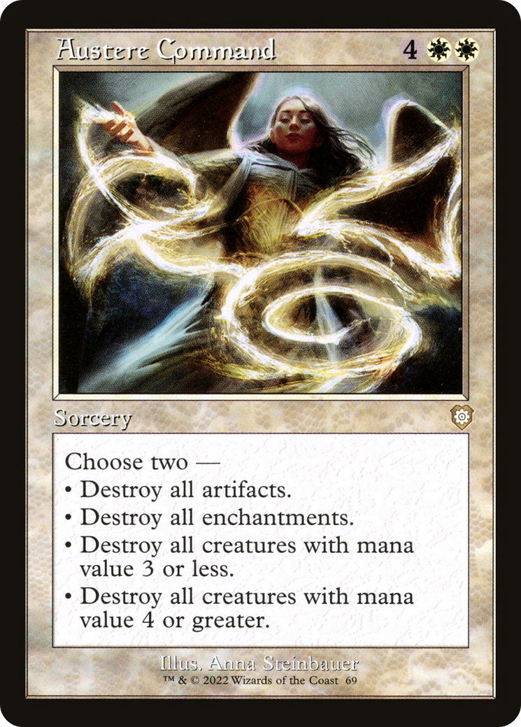 Austere Command (BRC-069) - The Brothers' War Commander - Premium MTG Single from Wizards of the Coast - Just $0.15! Shop now at Game Crave Tournament Store