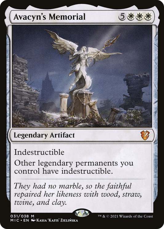 Avacyn's Memorial (MIC-031) - Midnight Hunt Commander - Premium MTG Single from Wizards of the Coast - Just $1.32! Shop now at Game Crave Tournament Store