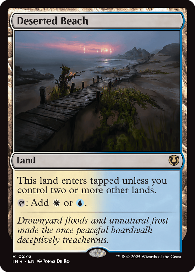 Deserted Beach (-276) - Innistrad Remastered Foil - Premium MTG Single from Wizards of the Coast - Just $2.34! Shop now at Game Crave Tournament Store
