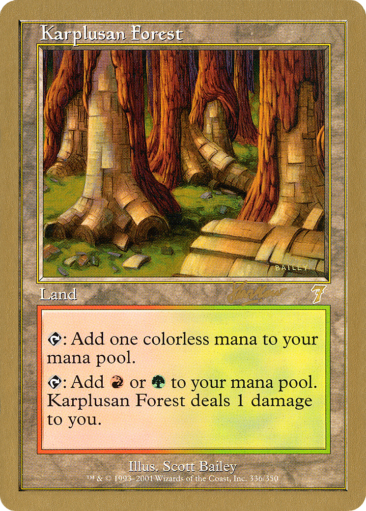 Karplusan Forest (WC02-SHH336) - World Championship Decks 2002