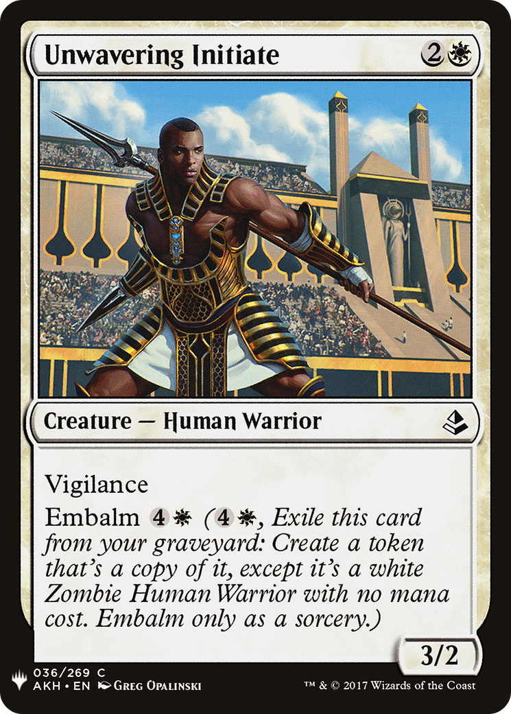 Unwavering Initiate (MB1-264) - Mystery Booster