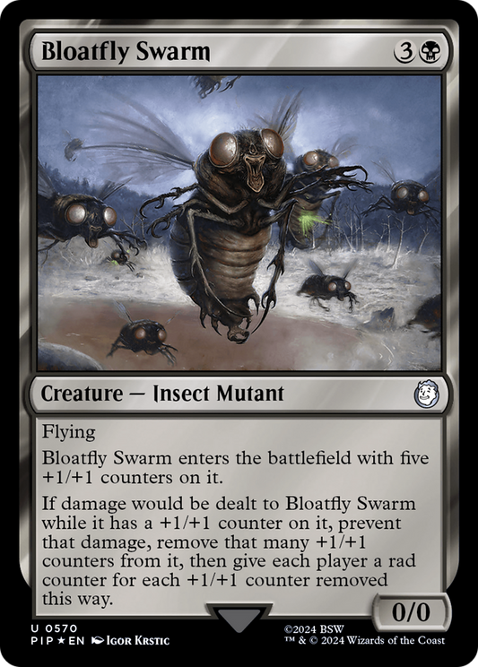 Bloatfly Swarm (PIP-570) - Fallout Foil - Premium MTG Single from Wizards of the Coast - Just $5.74! Shop now at Game Crave Tournament Store
