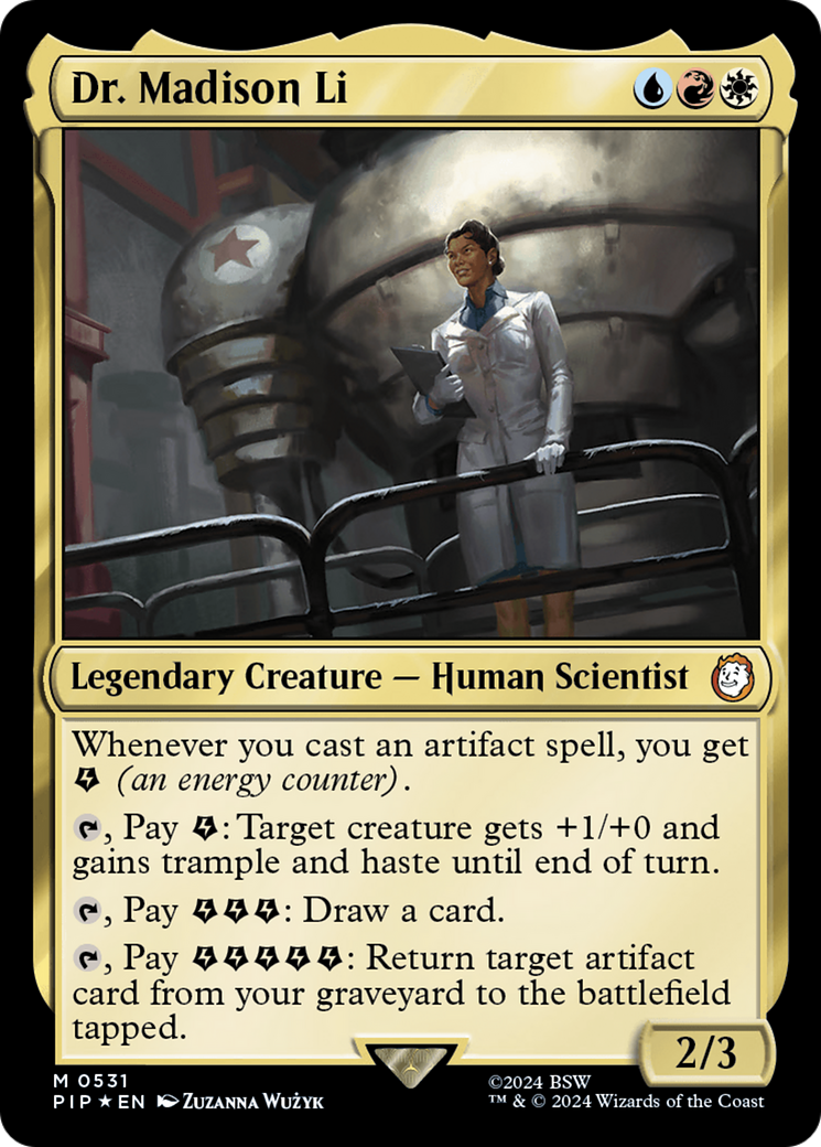 Dr. Madison Li (PIP-531) - Fallout - Premium MTG Single from Wizards of the Coast - Just $4.76! Shop now at Game Crave Tournament Store