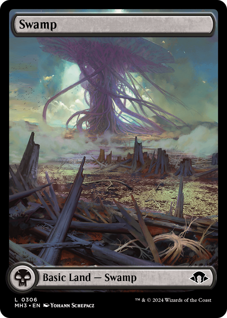 Swamp (MH3-306) - Modern Horizons 3 Foil - Premium MTG Single from Wizards of the Coast - Just $0.25! Shop now at Game Crave Tournament Store