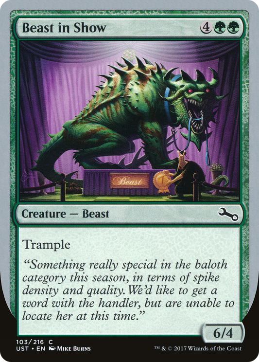 Beast in Show (UST-103C) - Unstable Foil