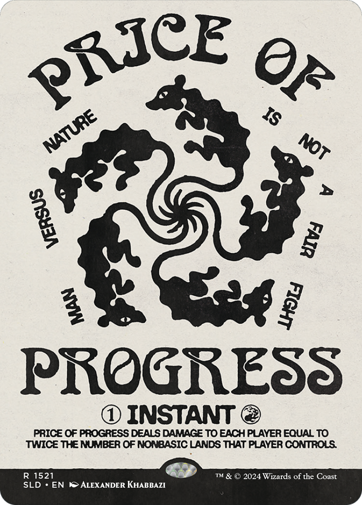 Price of Progress (SLD-1521) - Secret Lair Drop: (Showcase) - Premium MTG Single from Wizards of the Coast - Just $7.26! Shop now at Game Crave Tournament Store