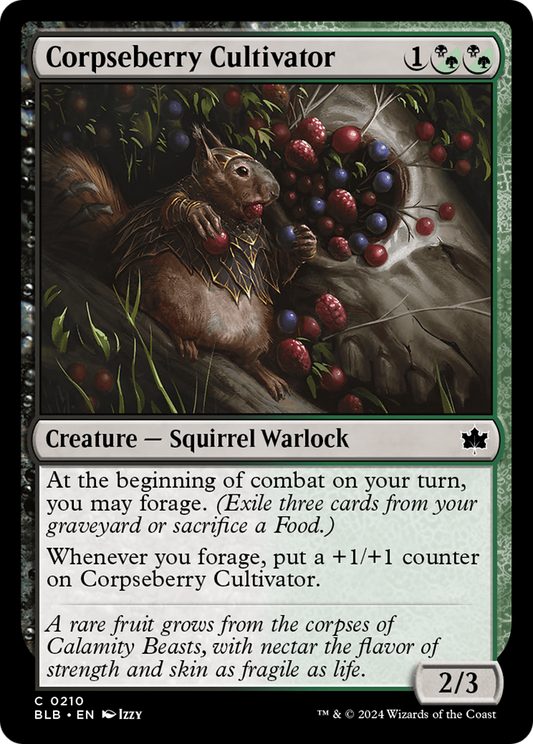 Corpseberry Cultivator (BLB-210) - Bloomburrow - Premium MTG Single from Wizards of the Coast - Just $0.25! Shop now at Game Crave Tournament Store