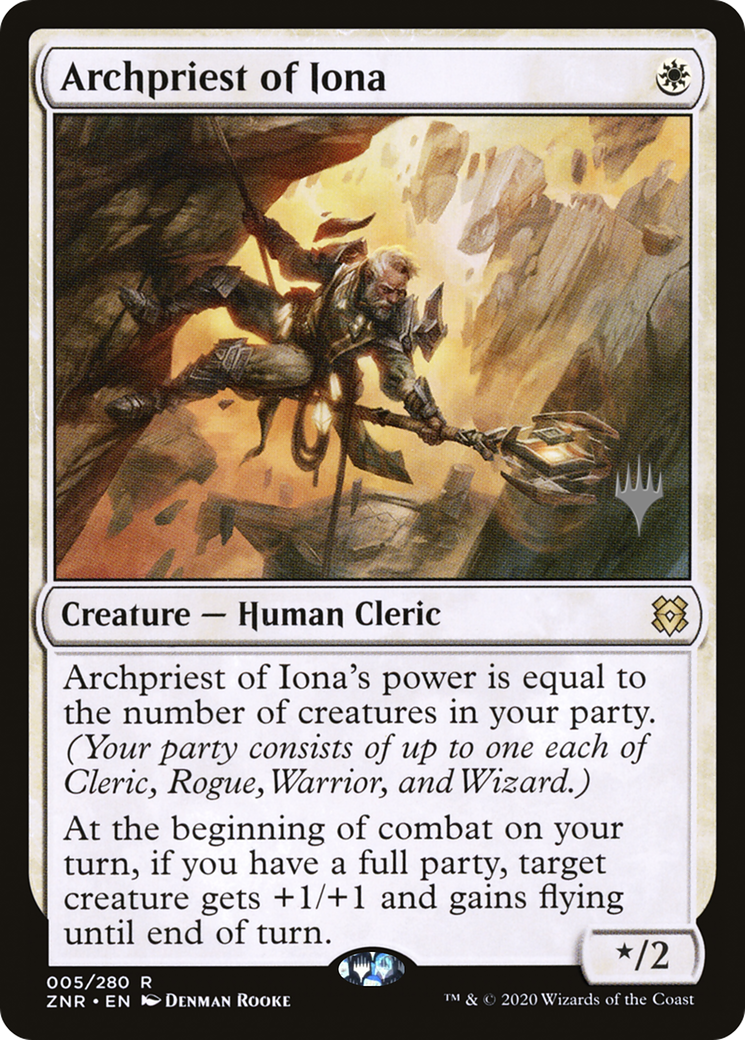 Archpriest of Iona (PZNR-05P) - Zendikar Rising Promos