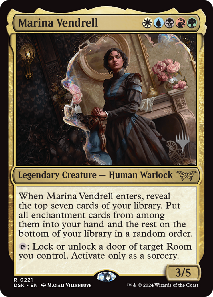 Marina Vendrell (PDSK-221P) - Duskmourn: House of Horror Promos - Premium MTG Single from Wizards of the Coast - Just $0.25! Shop now at Game Crave Tournament Store