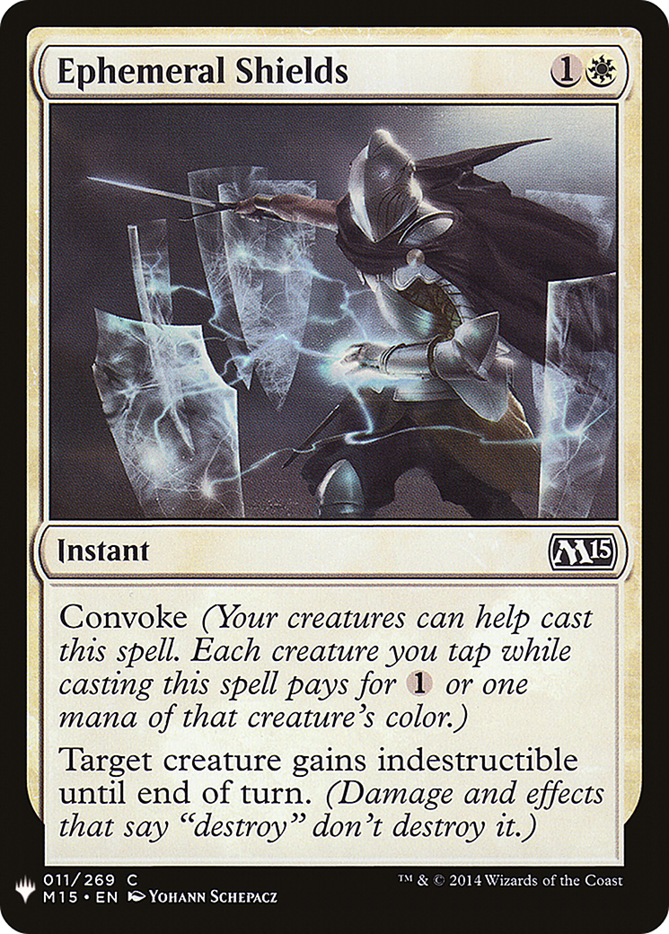 Ephemeral Shields (MB1-095) - Mystery Booster
