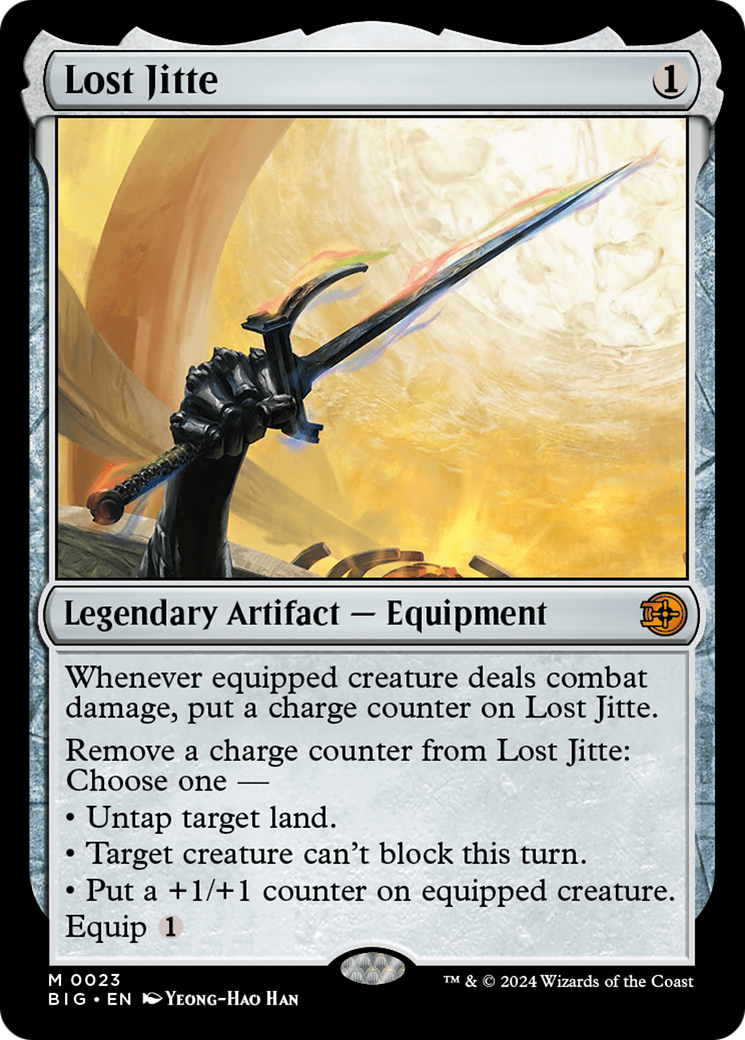 Lost Jitte (BIG-023) - The Big Score Foil - Premium MTG Single from Wizards of the Coast - Just $3.17! Shop now at Game Crave Tournament Store