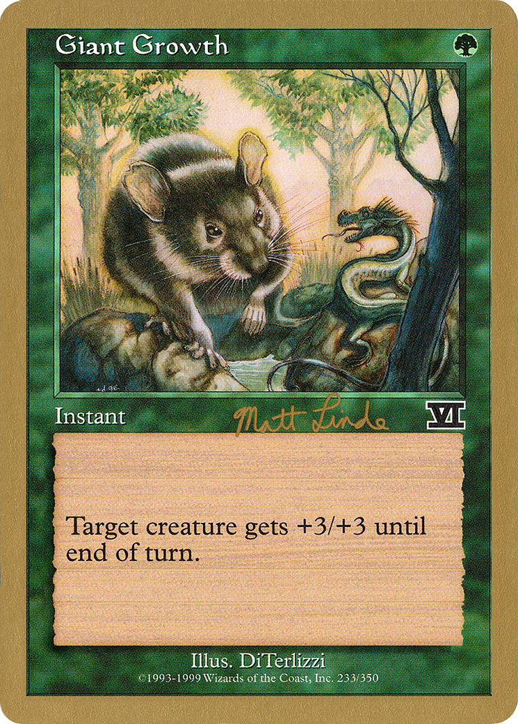 Giant Growth (WC99-ML233) - World Championship Decks 1999