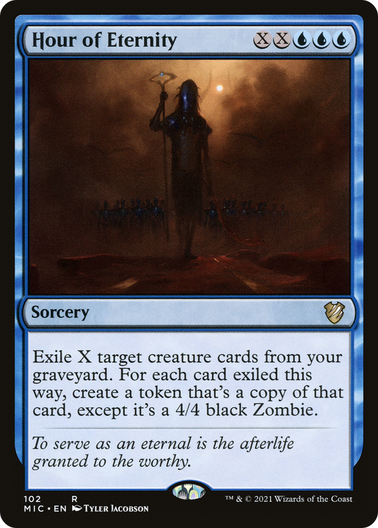 Hour of Eternity (MIC-102) - Midnight Hunt Commander - Premium MTG Single from Wizards of the Coast - Just $0.25! Shop now at Game Crave Tournament Store