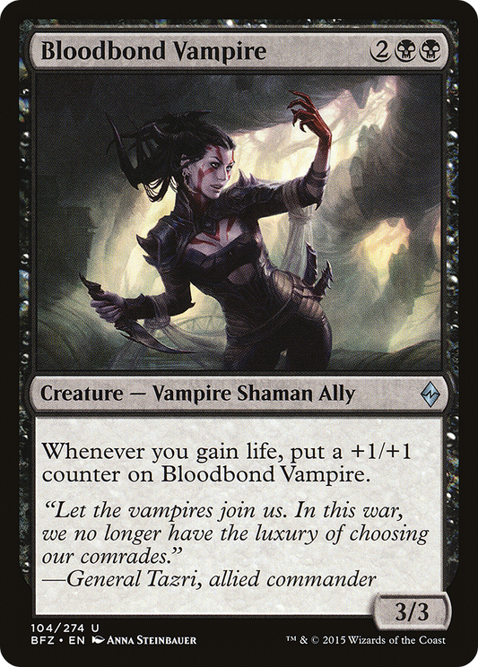Bloodbond Vampire (BFZ-104) - Battle for Zendikar Foil